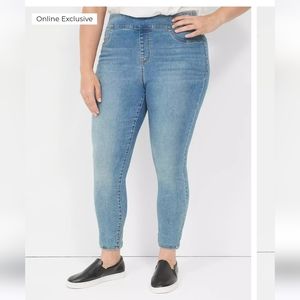 Lane Bryant High Rise Super Stretch Jegging Size 28 EUC